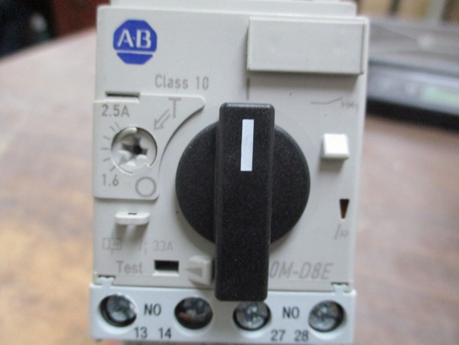 Allen-Bradley Starter 190E-AND2-DB25S-V 120V Coil 25A 600V Trip:1.6-2.5A Used
