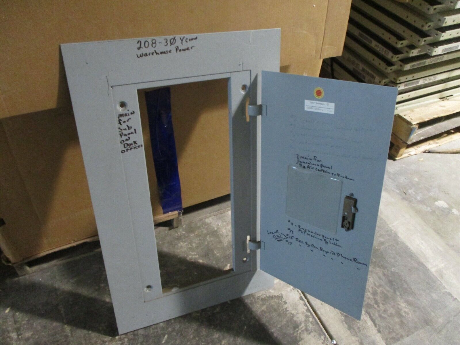 Siemens Breaker Panel Cover S32H Surface Mount Used