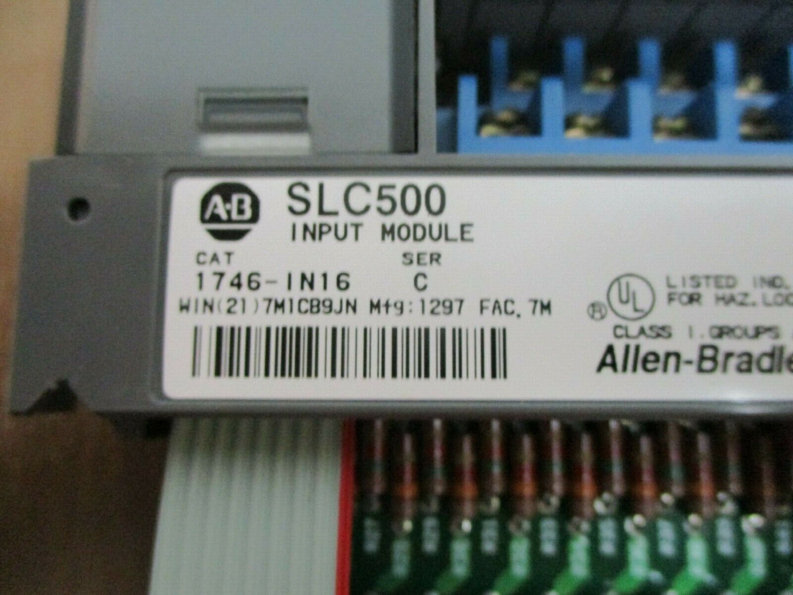 Allen-Bradley SLC 500 Input Module 1746-IN16 Ser. C Used
