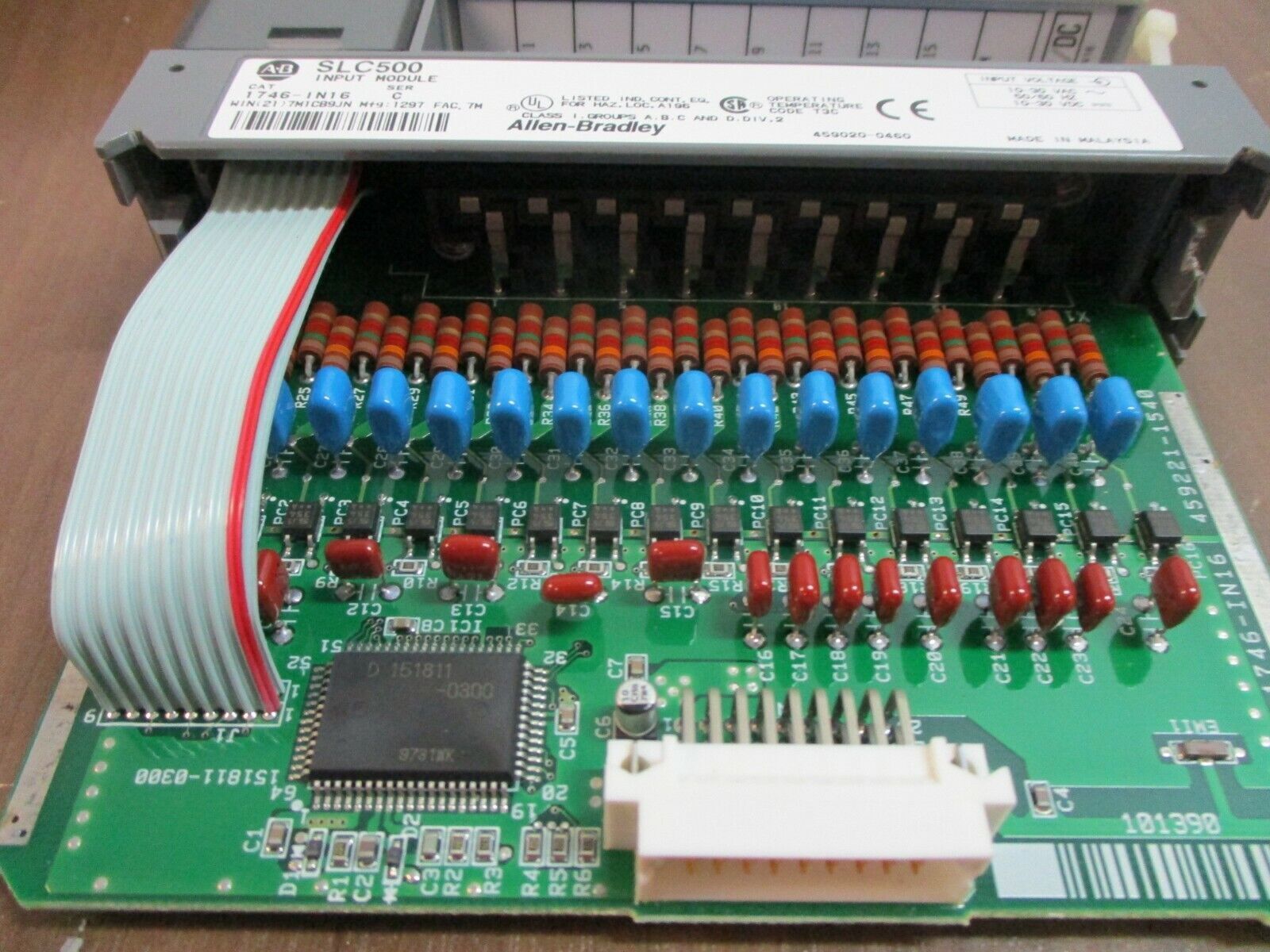 Allen-Bradley SLC 500 Input Module 1746-IN16 Ser. C Used