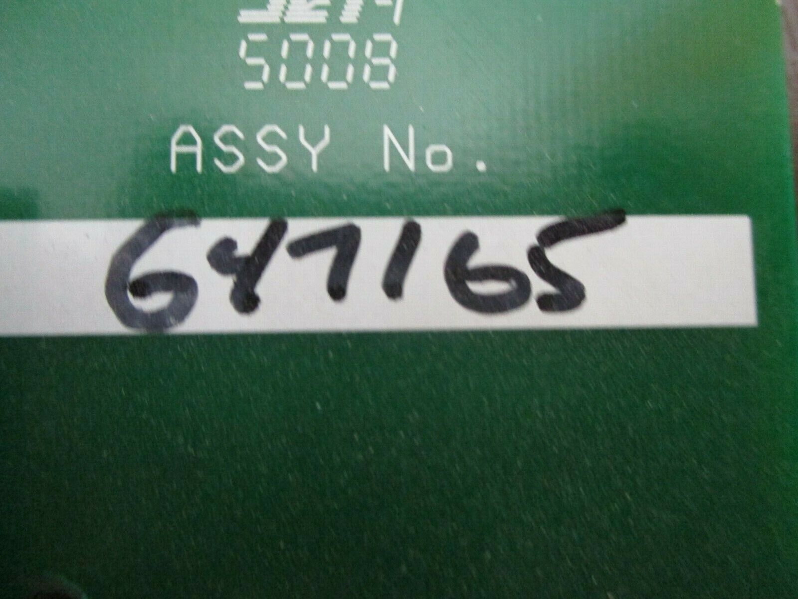 MCS Front Panel Assembly 647165 w/ 647222 Board Used