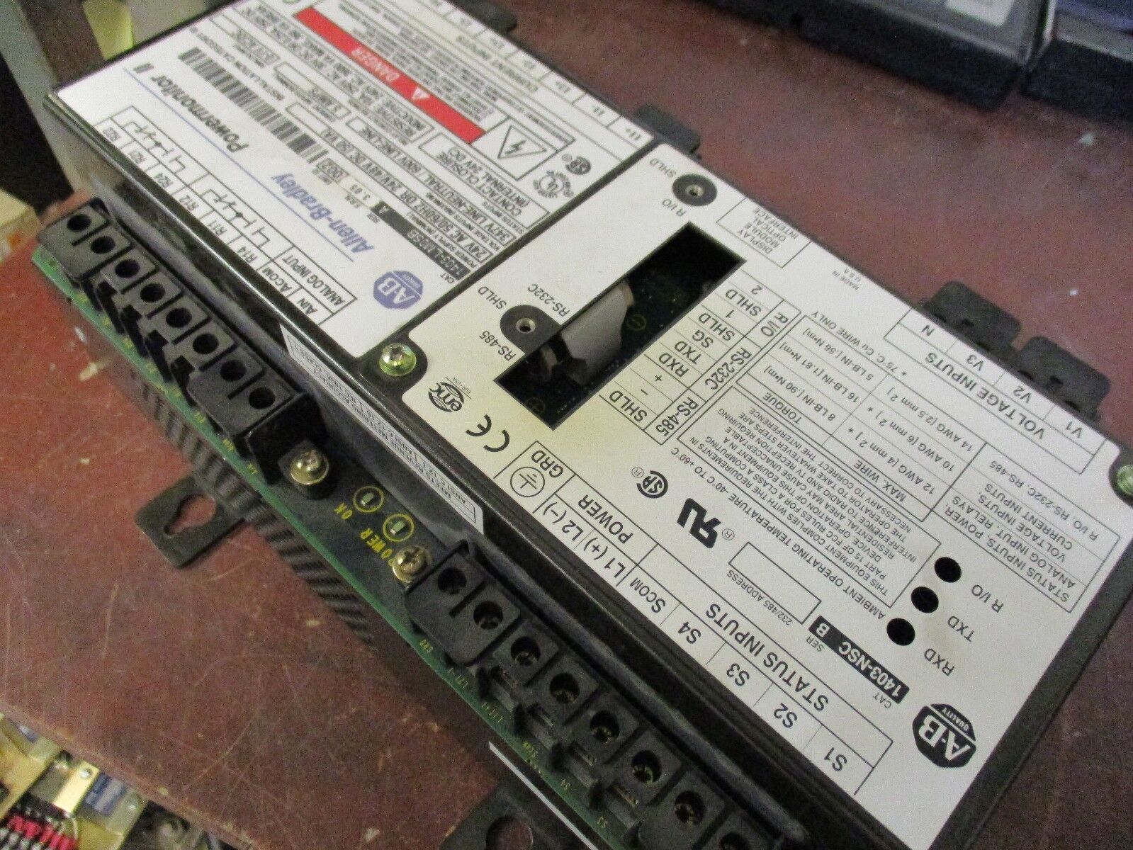 Allen-Bradley Powermonitor II 1403-LM05B Ser. A FRN 3.05 24VAC 50/60Hz 24/48VDC