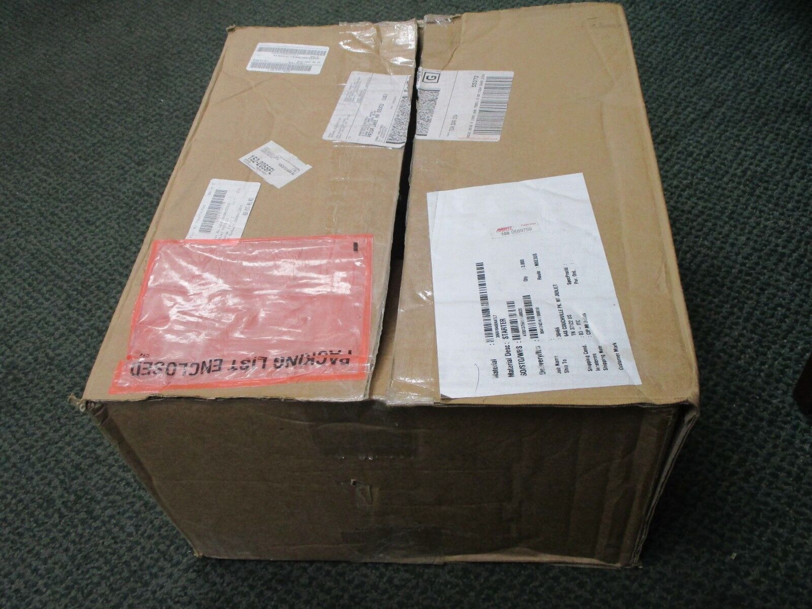 GE Size 0 Enclosed Starter CR306B10400XDTDJC 120V Coil 18A 600V New Surplus