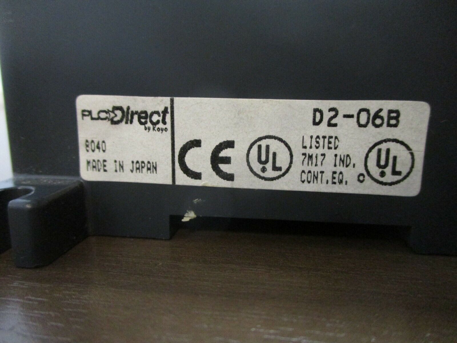 PLC Direct Koyo Direct Logic 205 PLC Rack D2-06B 110/220V 6-Slot Used