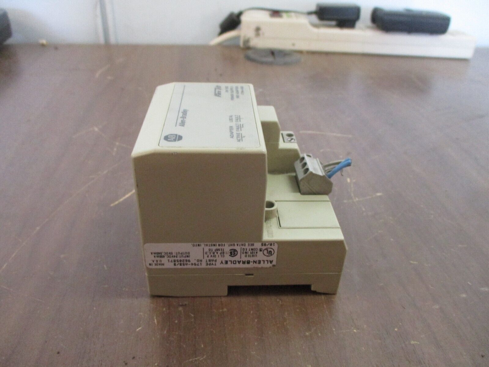 Allen-Bradley Flex I/O Power Supply RIO Adapter 1794-ASB Ser. B 24VDC Used