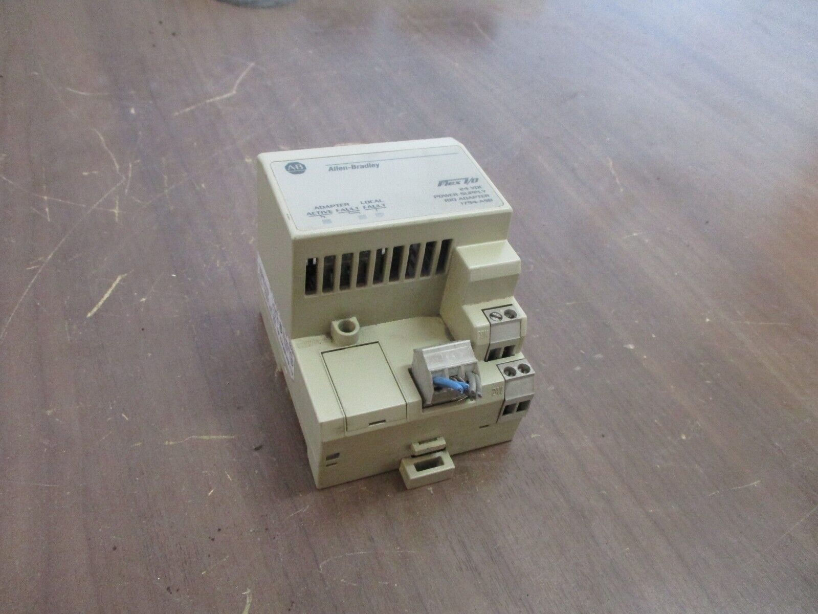 Allen-Bradley Flex I/O Power Supply RIO Adapter 1794-ASB Ser. B 24VDC Used