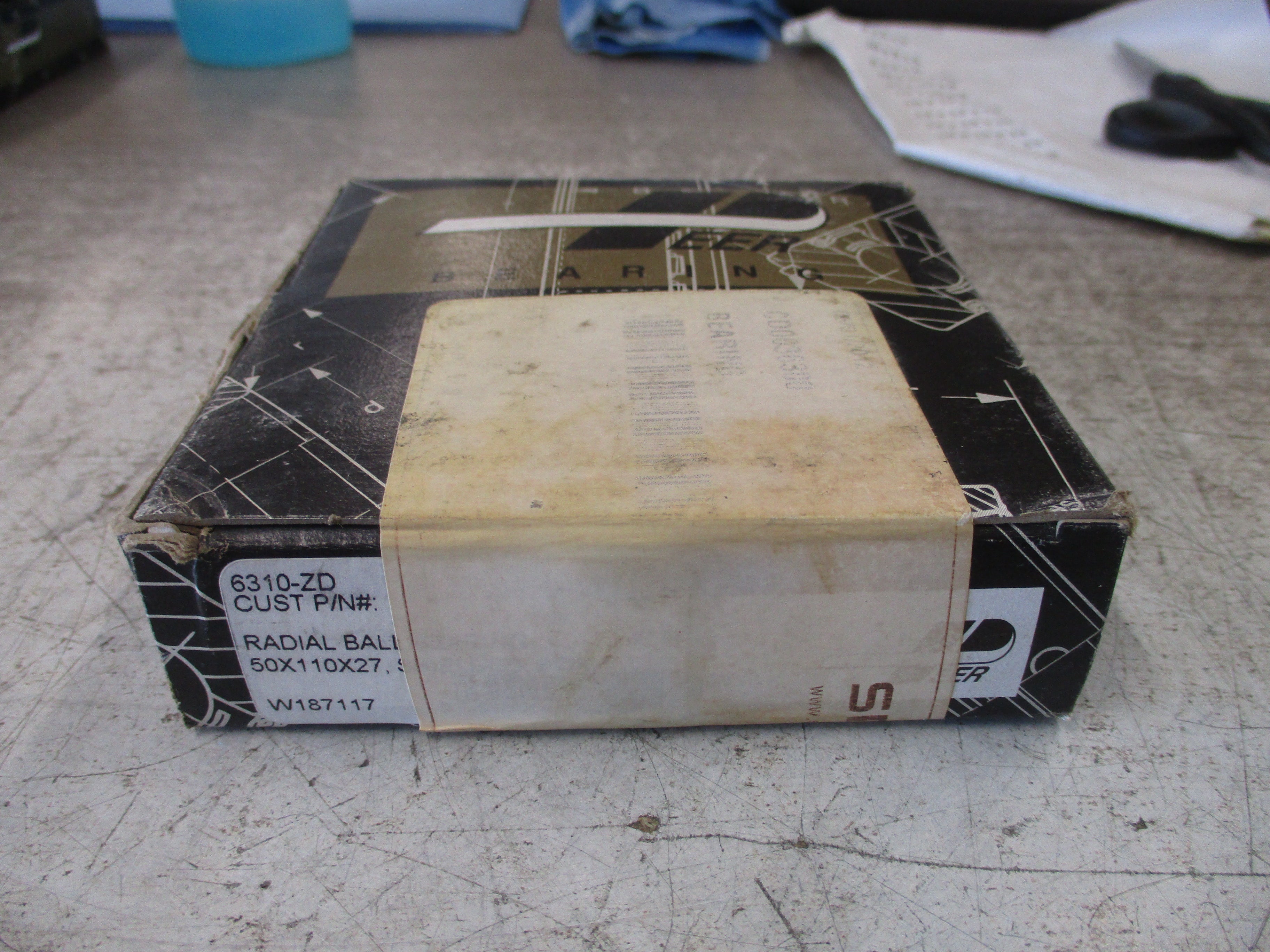 Peer Radial Ball Bearing 6310-ZD 50x110x27 New Surplus
