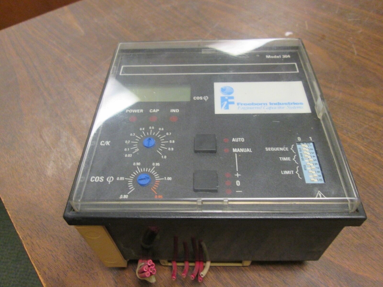 GEC Alsthom Novar 304 Capacitor Controller F30412120C5CYRBADMH 12-Stage 5A Used