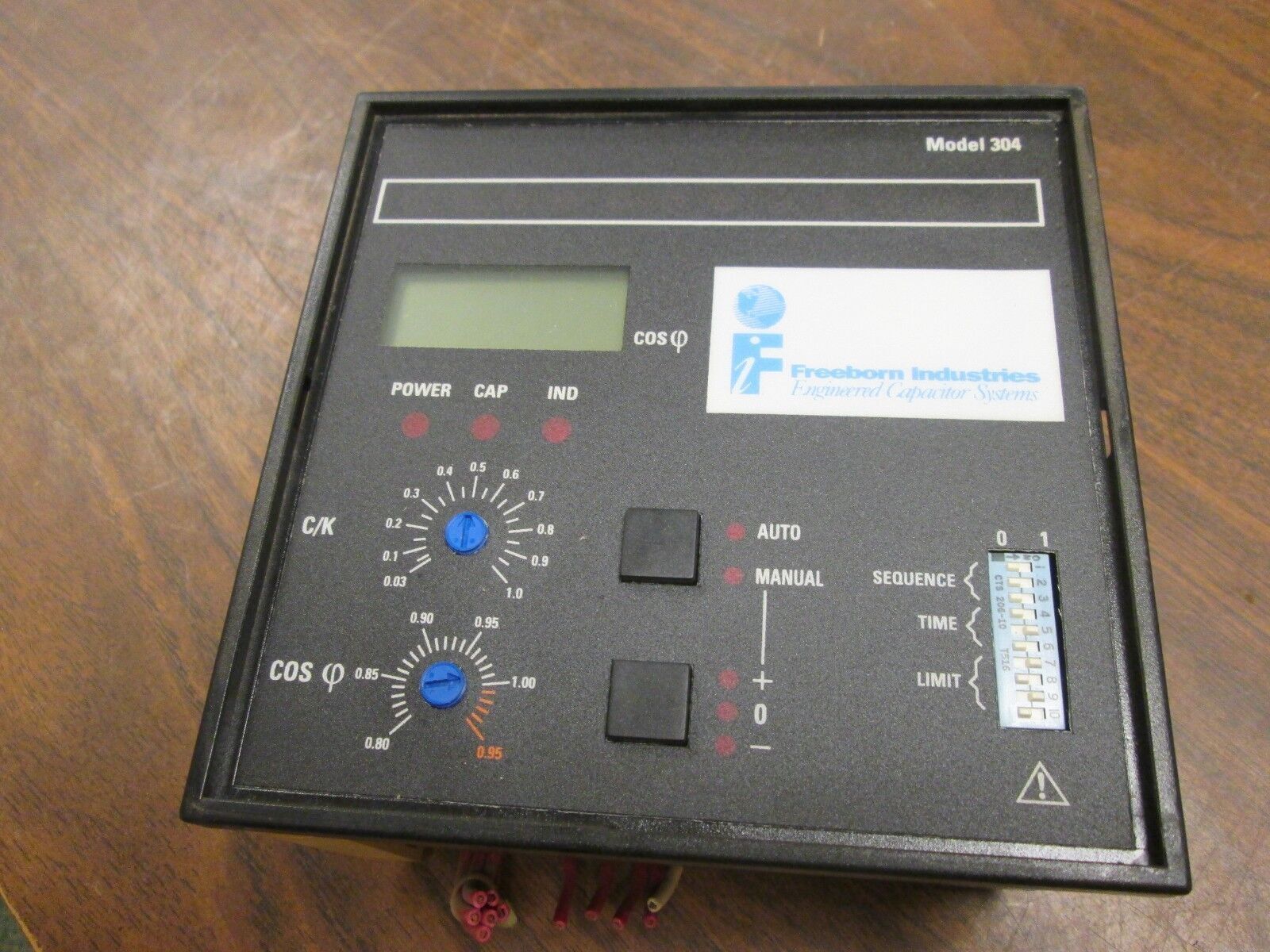 GEC Alsthom Novar 304 Capacitor Controller F30412120C5CYRBADMH 12-Stage 5A Used