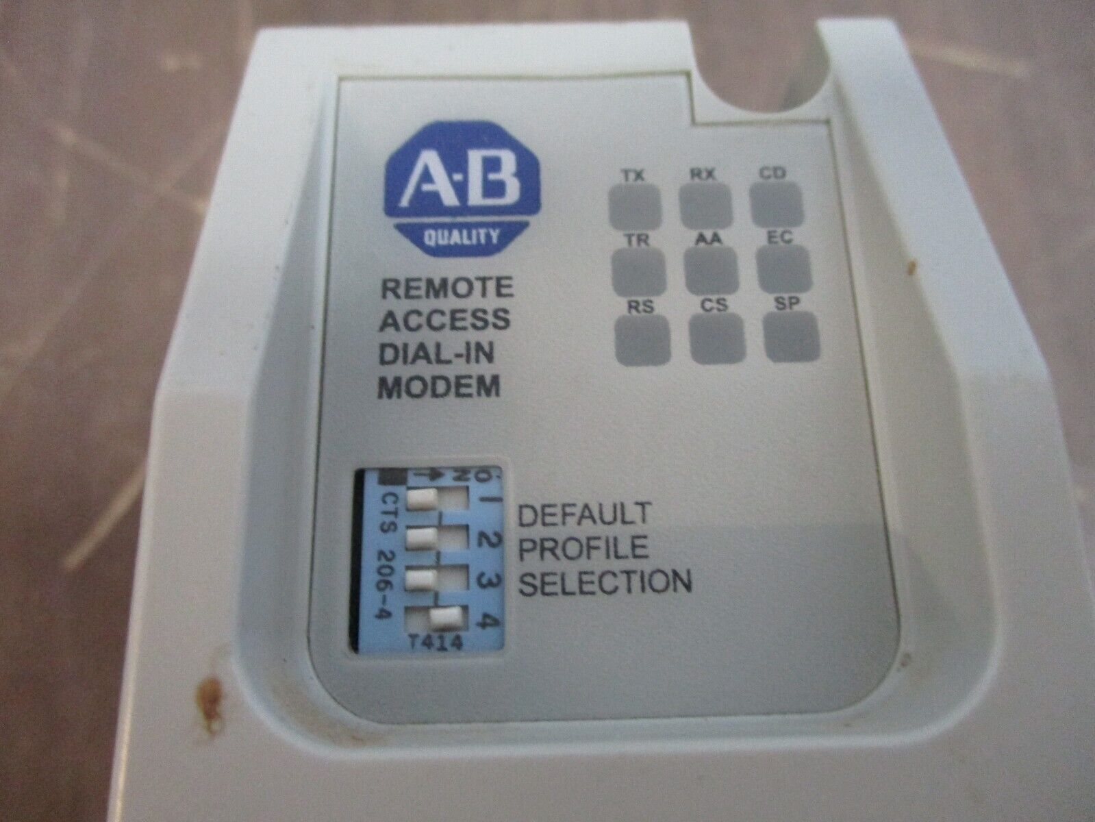 Allen-Bradley Remote Access Dial-In Modem 9300-RADM1/B 24VDC Used