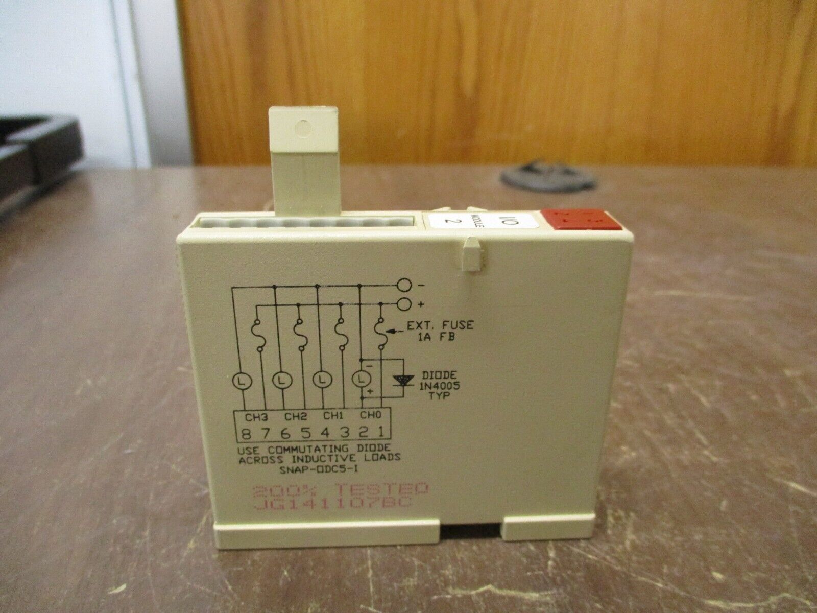 Opto 22 Snap I/O Isolated DC Output Module SNAP-ODC5-i 4-Ch 5-60VDC Logic: 5VDC