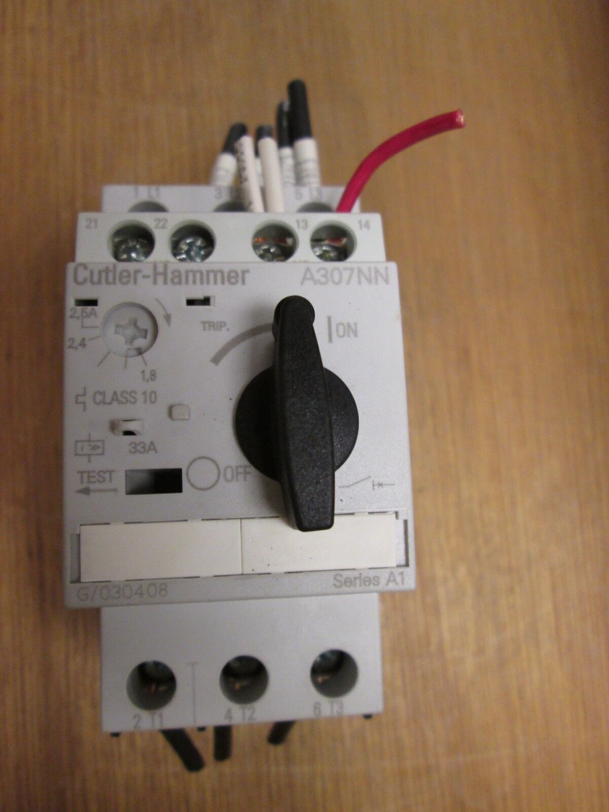 Cutler-Hammer Motor Protector A307NN Range 1.8-2.5A Used