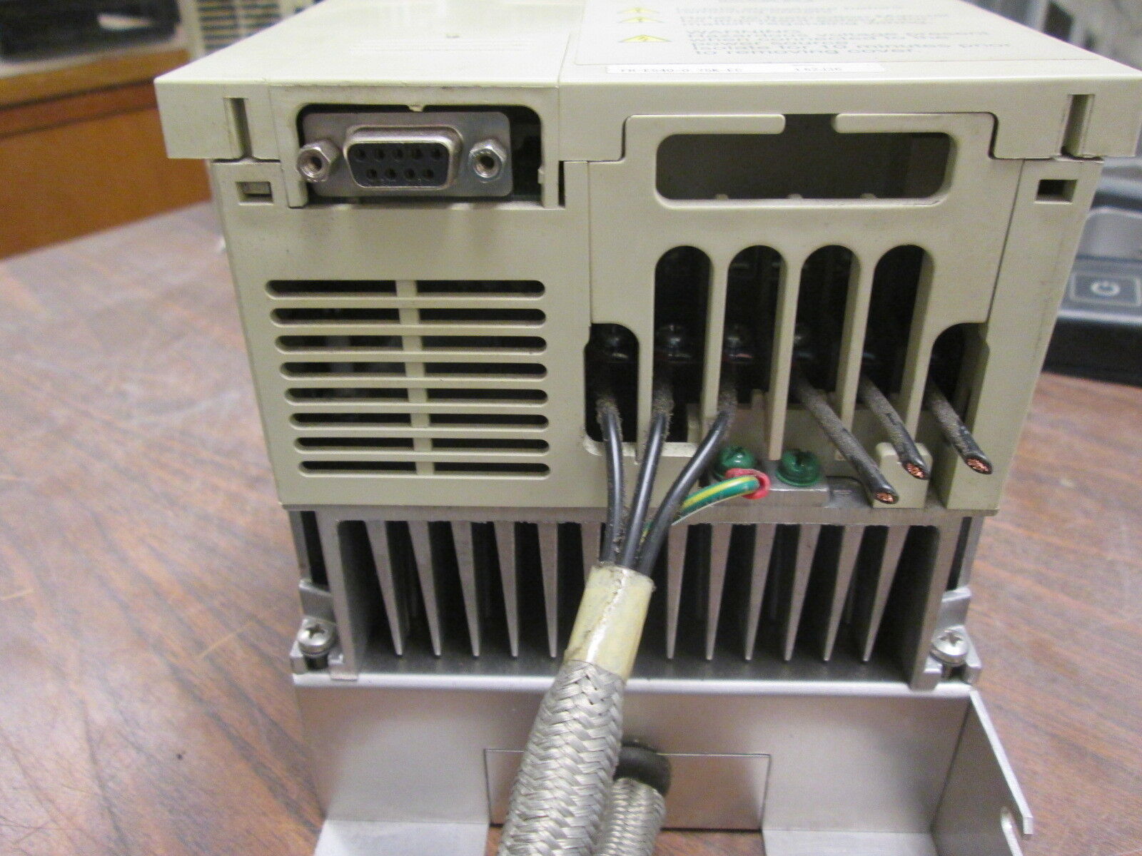 Mitsubishi E500 AC Drive w/ RFI Filter FR-E540-075K-EC 0.75KW, 3Ph Used