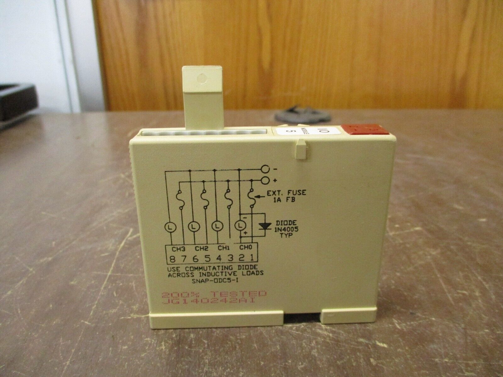 Opto 22 Snap I/O Isolated DC Output Module SNAP-ODC5-i 4-Ch 5-60VDC Logic: 5VDC