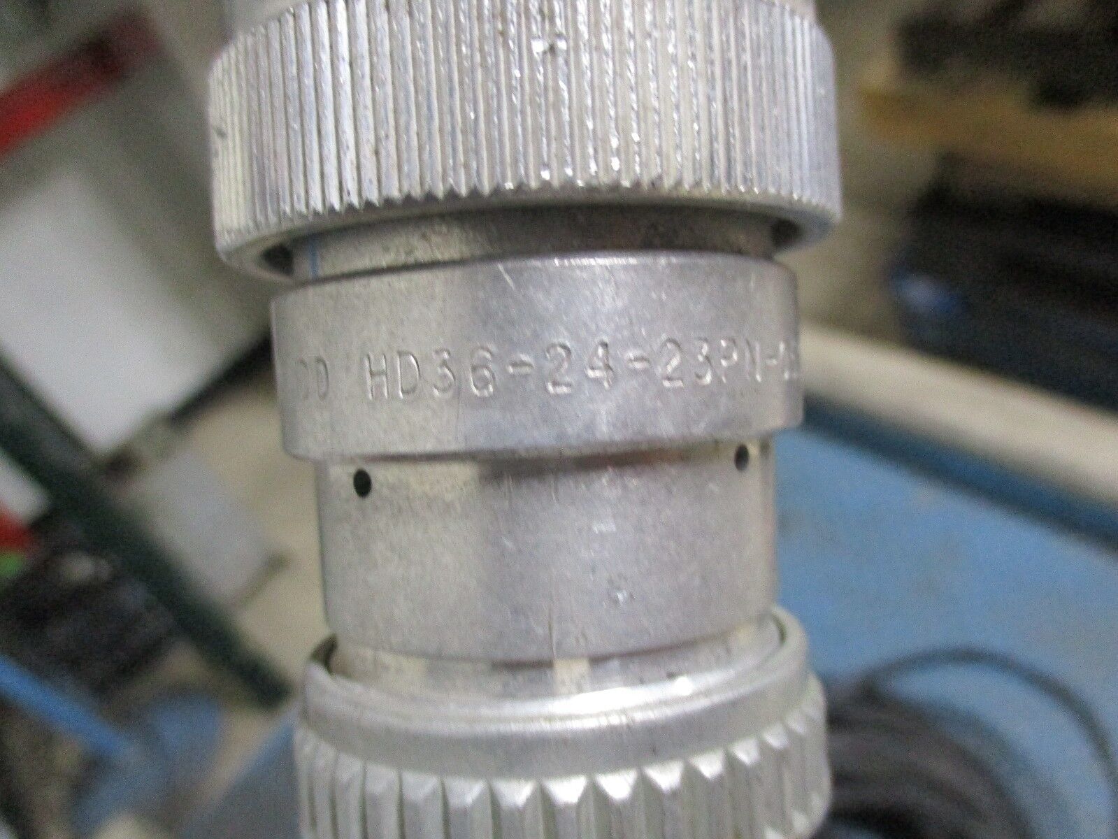 LADD Plug & Connector w/ Cable HD36-24-23PN-059 / HD36-24-23SN-059 Used