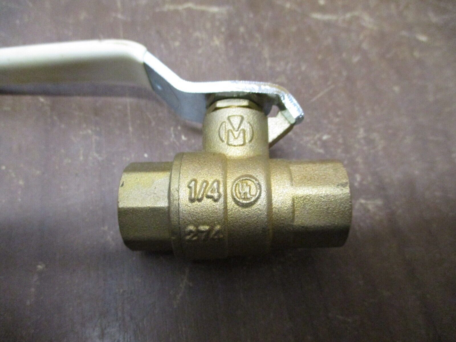 Milwaukee Brass Ball Valve 274 1/4" 600 WOG *No Box* New Surplus
