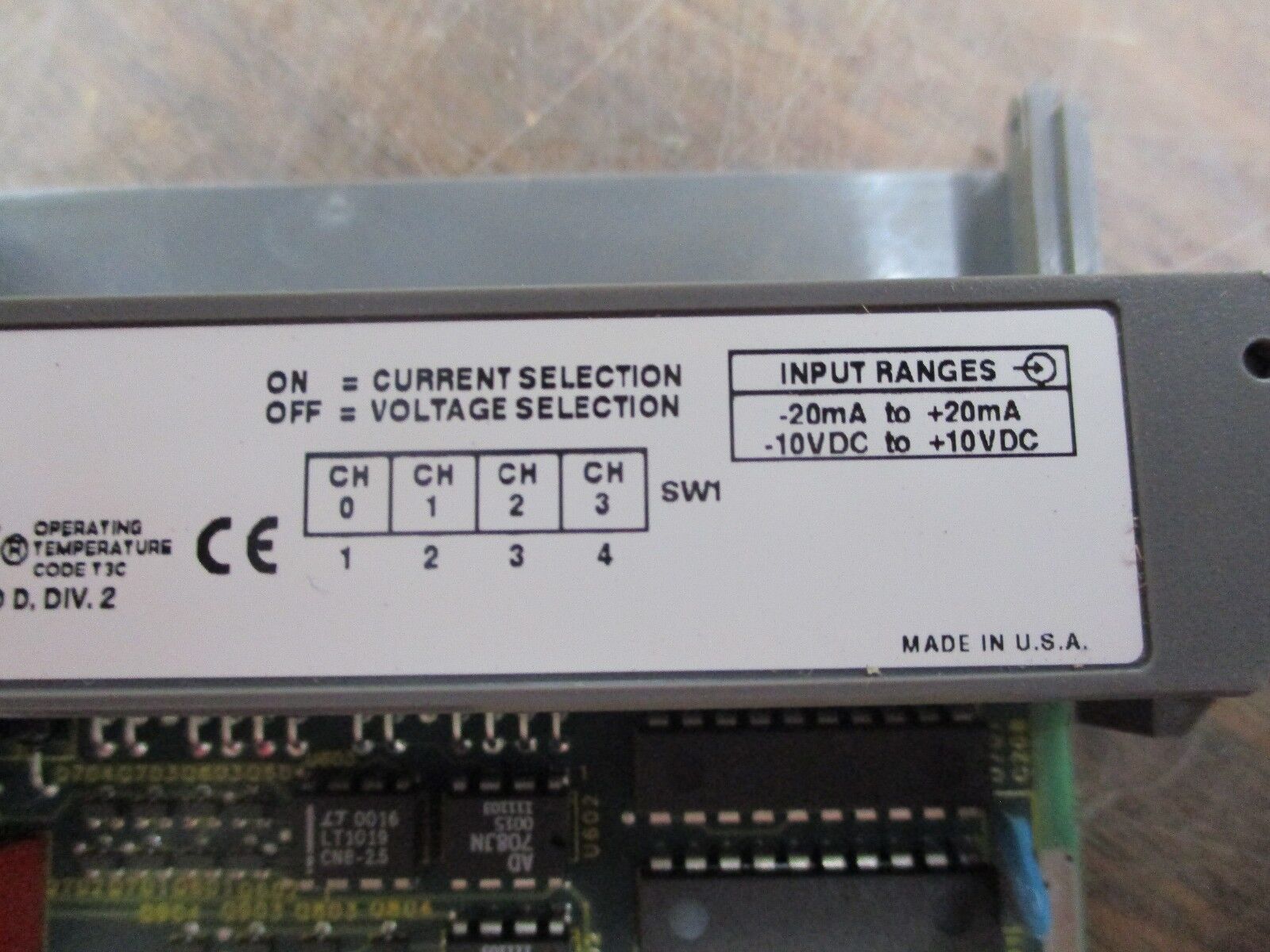 Allen-Bradley SLC 500 Analog Input Module  1746-NI4  Series A  Used