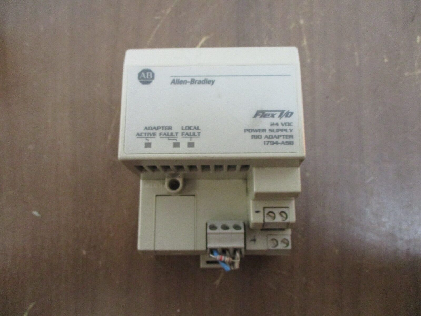 Allen-Bradley Flex I/O Power Supply RIO Adapter 1794-ASB Ser. C Rev. C01 24VDC