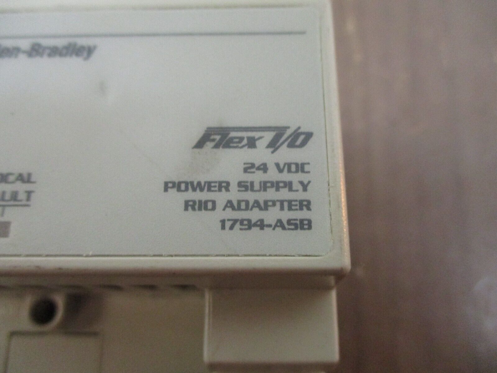 Allen-Bradley Flex I/O Power Supply RIO Adapter 1794-ASB Ser. C Rev. C01 24VDC