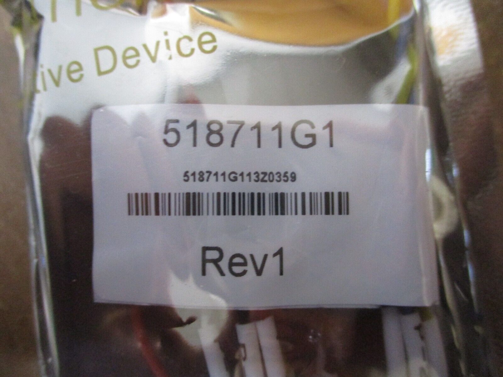 Emerson Liebert Cable 518711G1 Rev. 1 *No Box* New Surplus