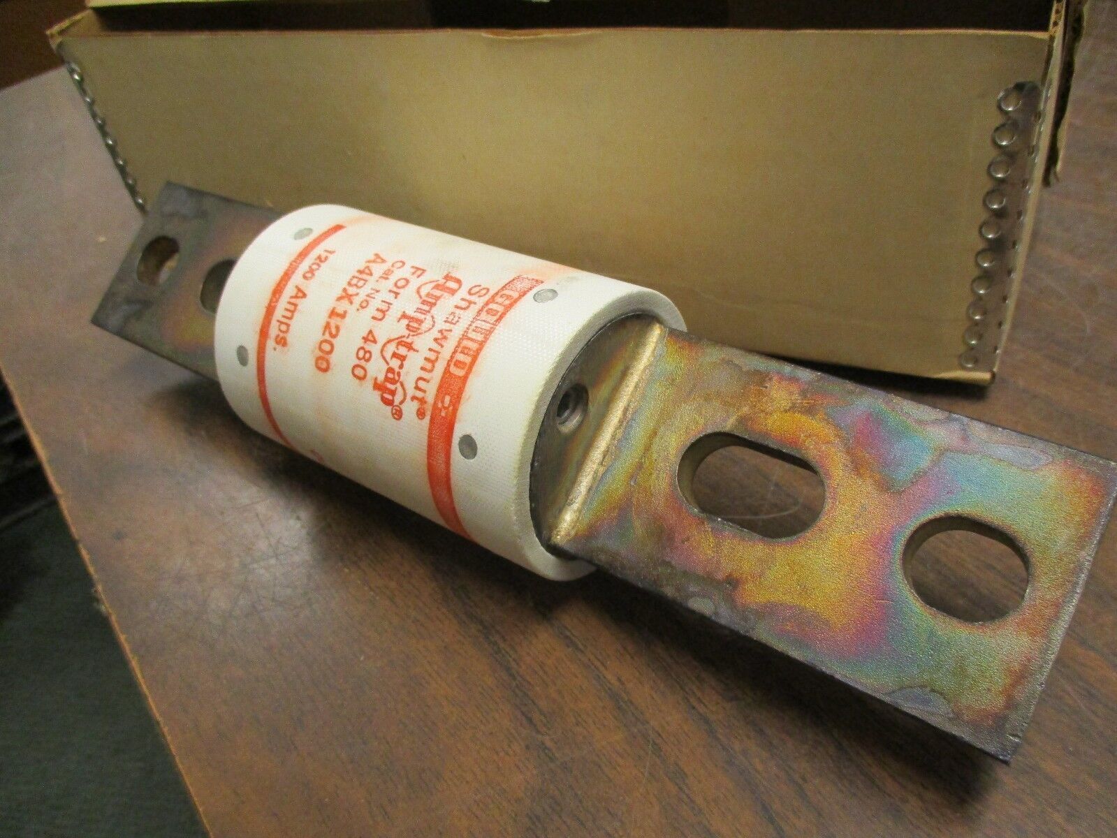 Gould Shawmut Amptrap Current Limiting Fuses A4BX1200 1200A 600V New Surplus
