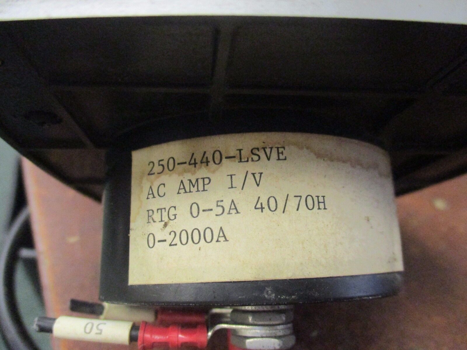 Yokogawa AC Ampmeter 250-440-LSVE Range: 0-2000A Used