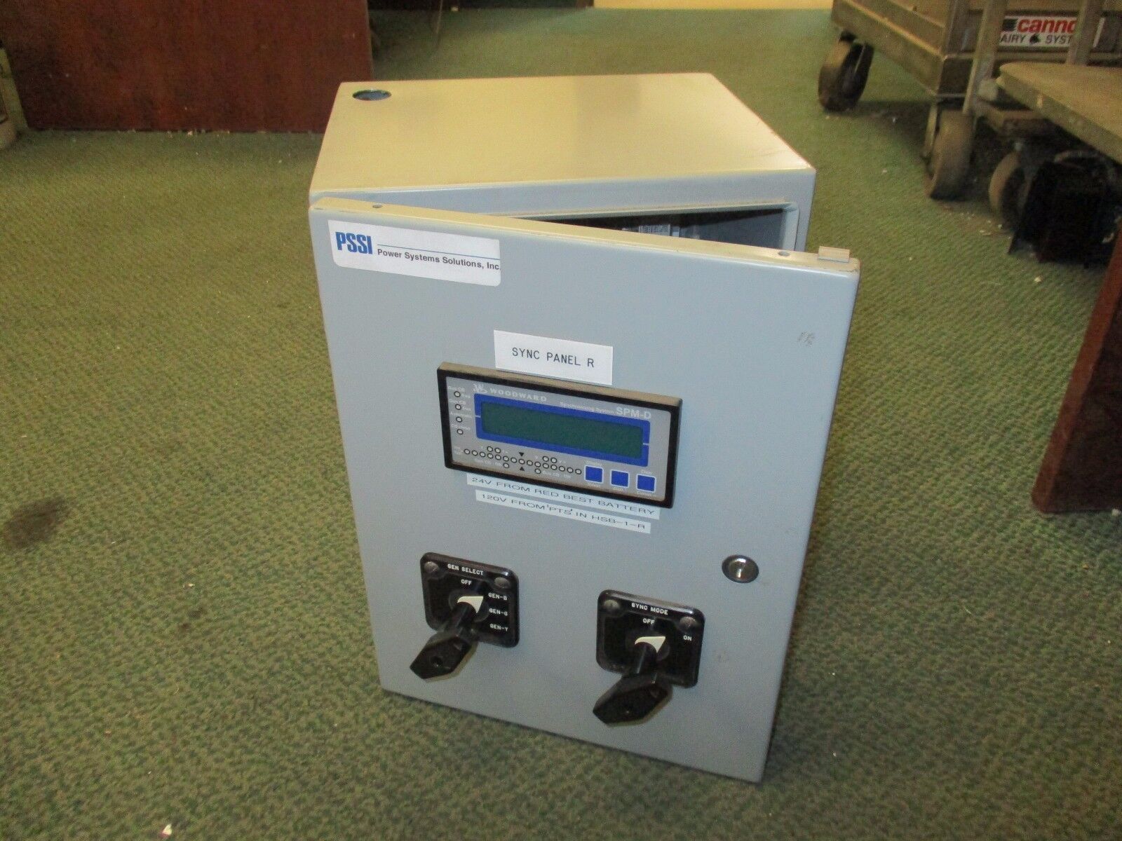 PSSI Generator Synchronizing System 20290B Type 1 Enclosure Used