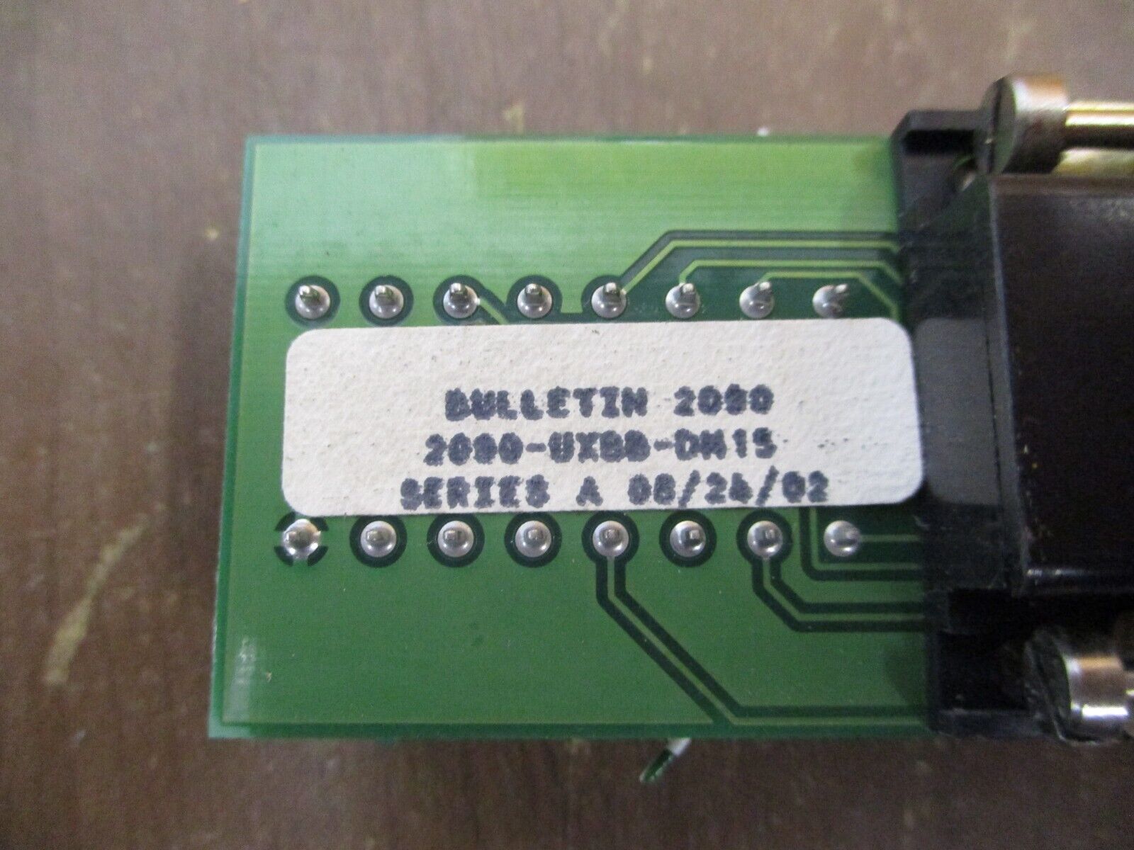Allen-Bradley Breakout Board 2090-UXBB-DM15 Ser. A Used