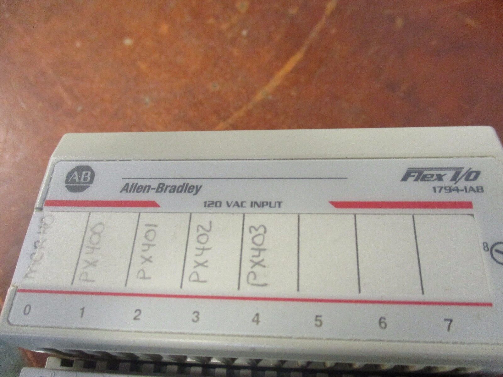 Allen-Bradley Flex I/O Input Module 1794-IA8 120VAC Used
