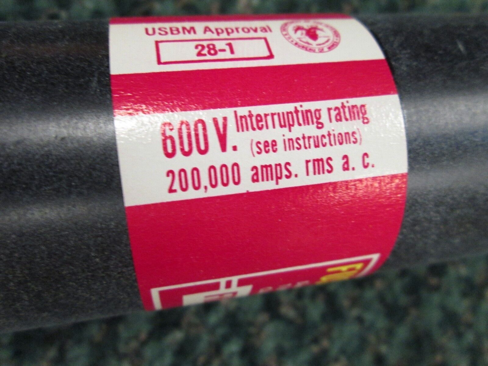 Bussman Fusetron FRS125 125 A 600 V Used