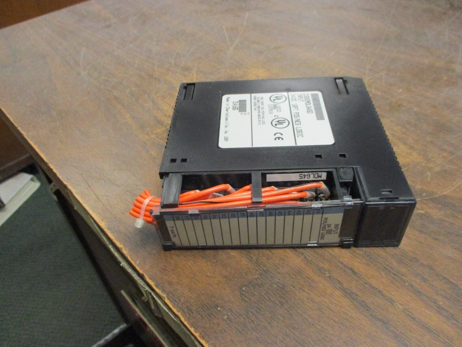 GE Fanuc Input Module IC693MDL645D 24VDC 16PT POS/NEG Logic Used