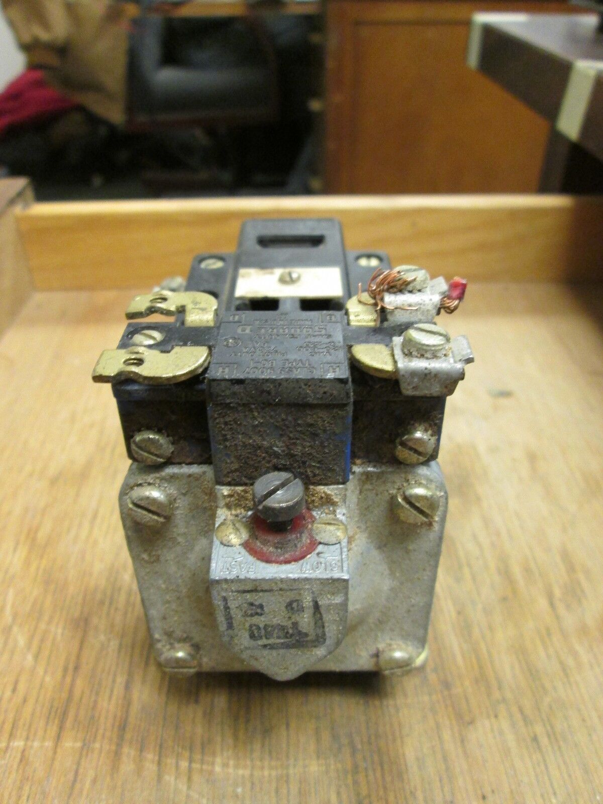 Square D Relay Timer 8501 DE0-20 120V Coil 600V Used
