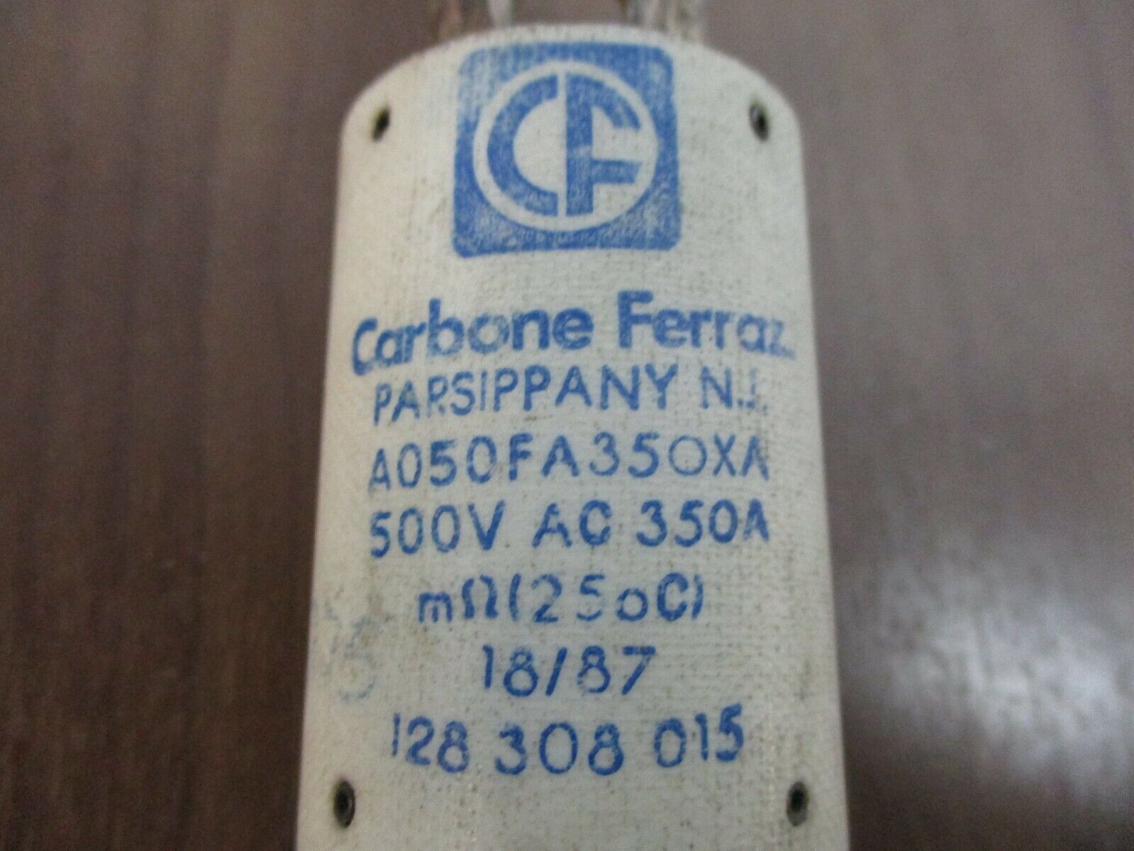 Carbone Ferraz Fuse A050FA350XA 350A 500V Used