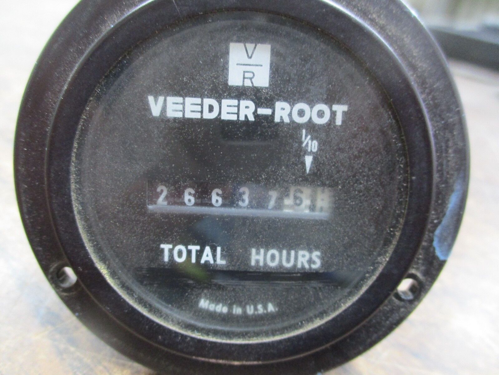 Veeder-Root Elapsed Time Indicator 779516-201 120V 60Hz 0.030A Used