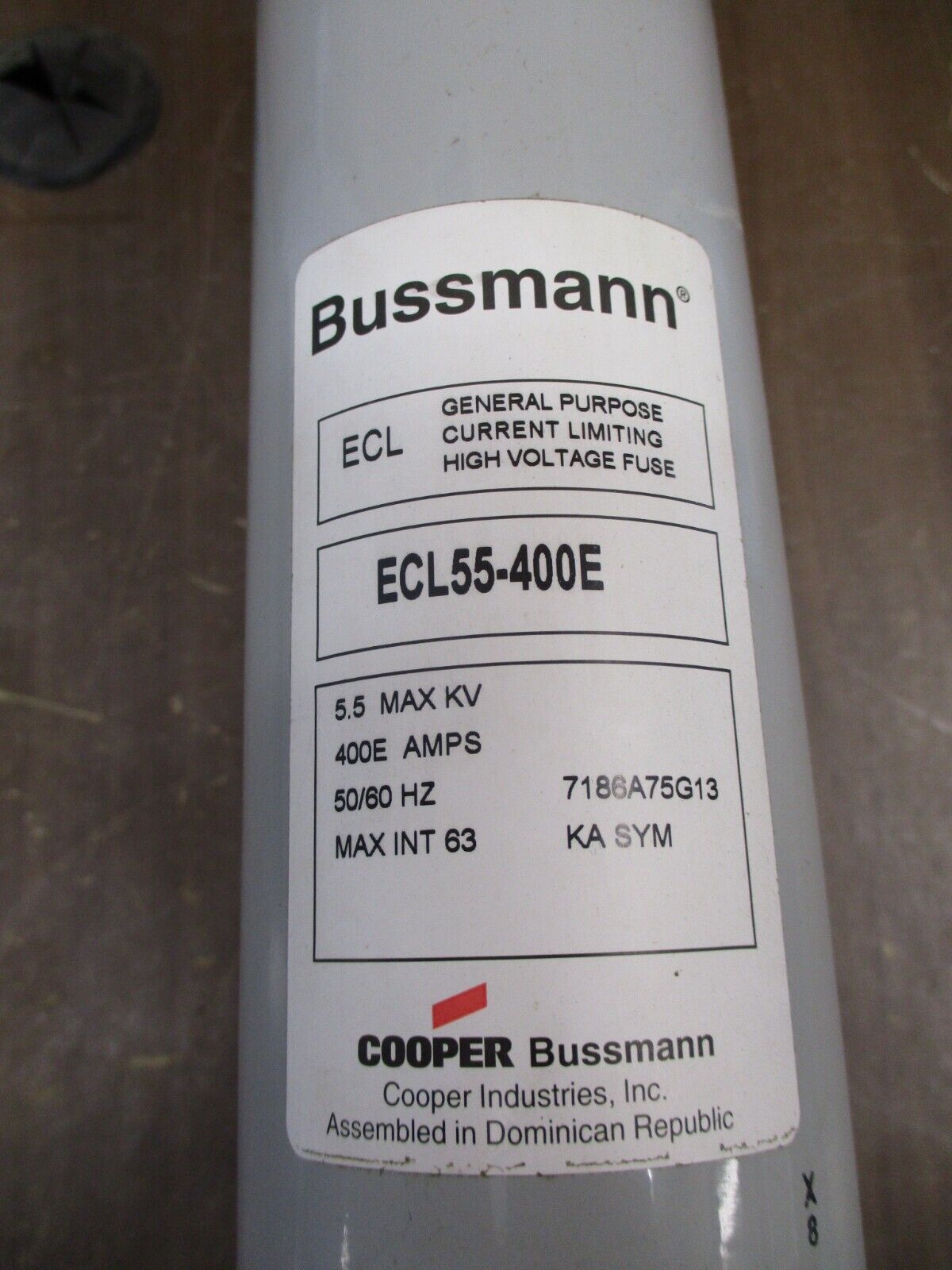 Bussmann ECL Fuse ECL55-400E 5.5kV 400E 50/60Hz Used