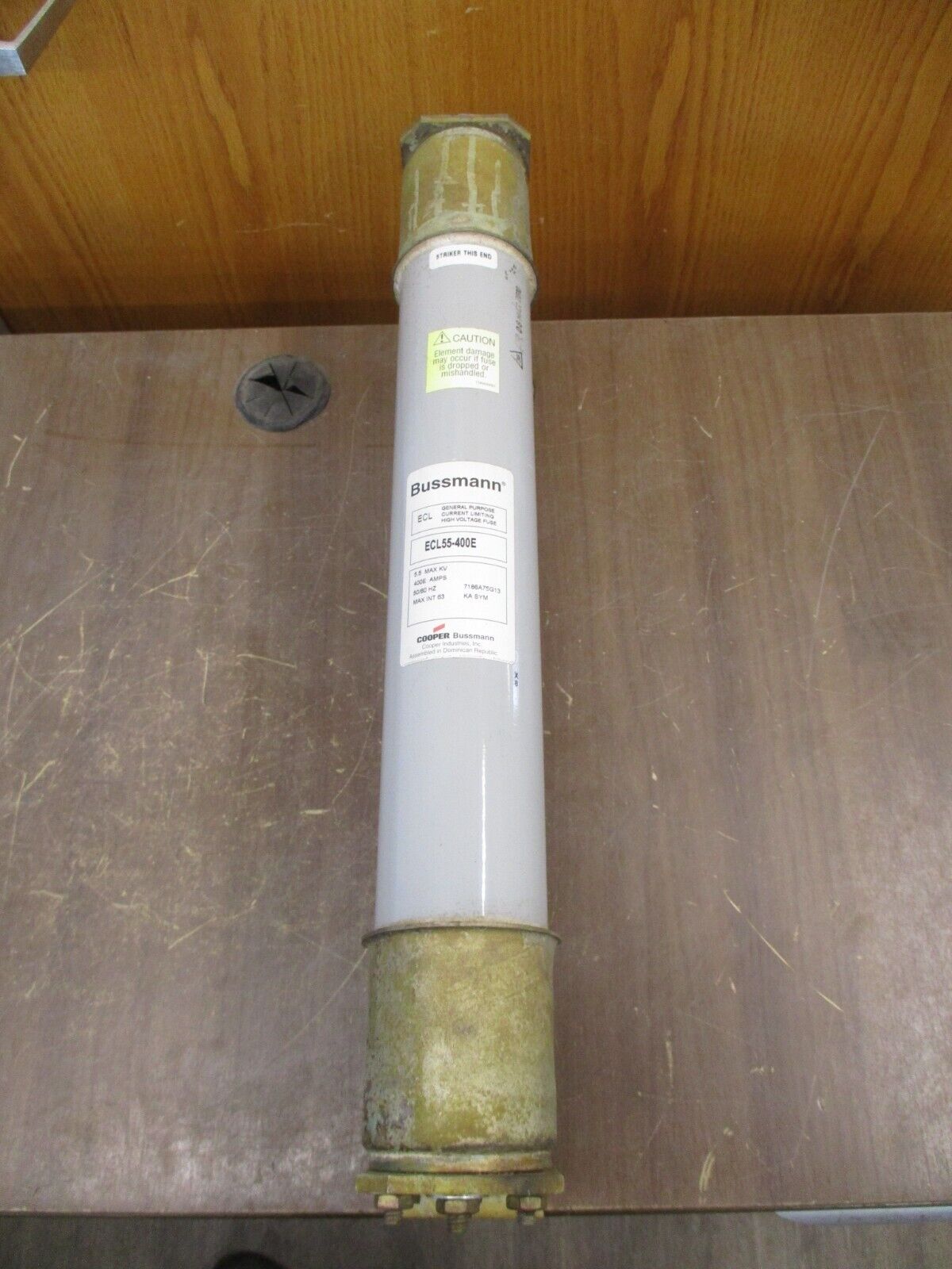 Bussmann ECL Fuse ECL55-400E 5.5kV 400E 50/60Hz Used