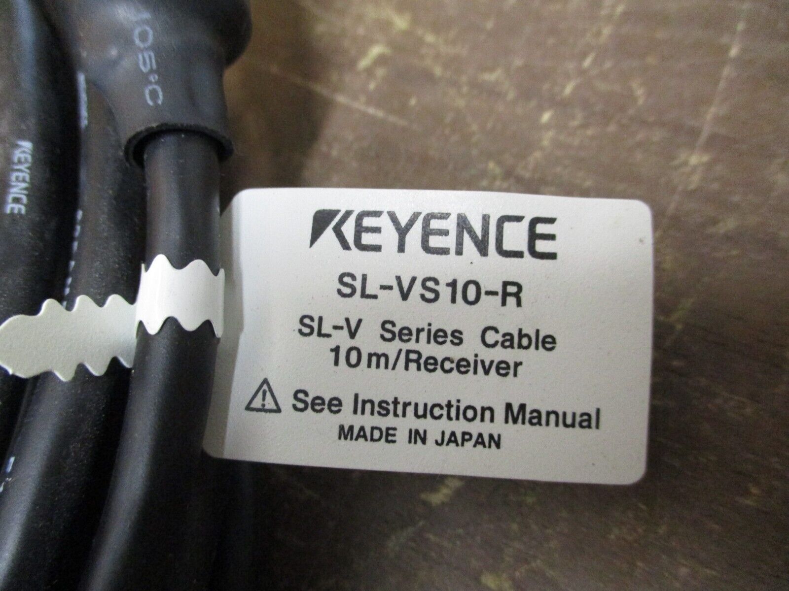 Keyence SL-V Series Cable SL-VS10-R 10m/Receiver Used