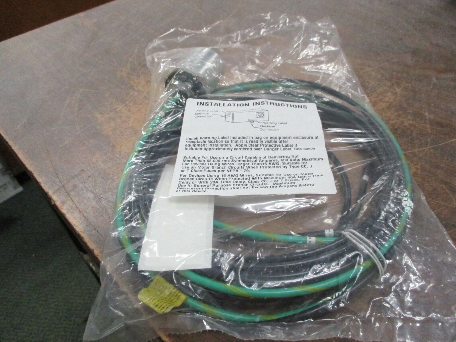 Brad Power AC Receptacle 1300660230 CAT#: CR4000A76M020 4-Pole New Surplus
