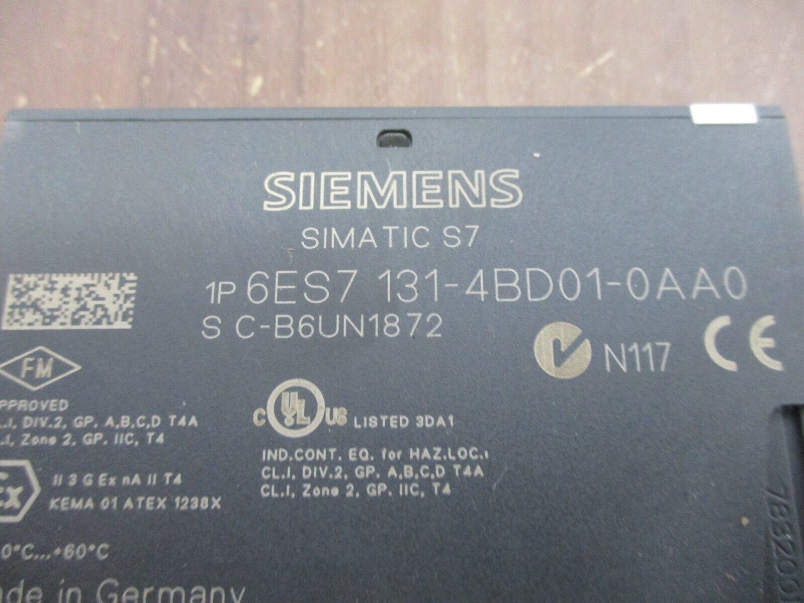 Siemens Simatic S7 Input Module 6ES7 131-4BD01-0AA0 *Lot of 2* Used