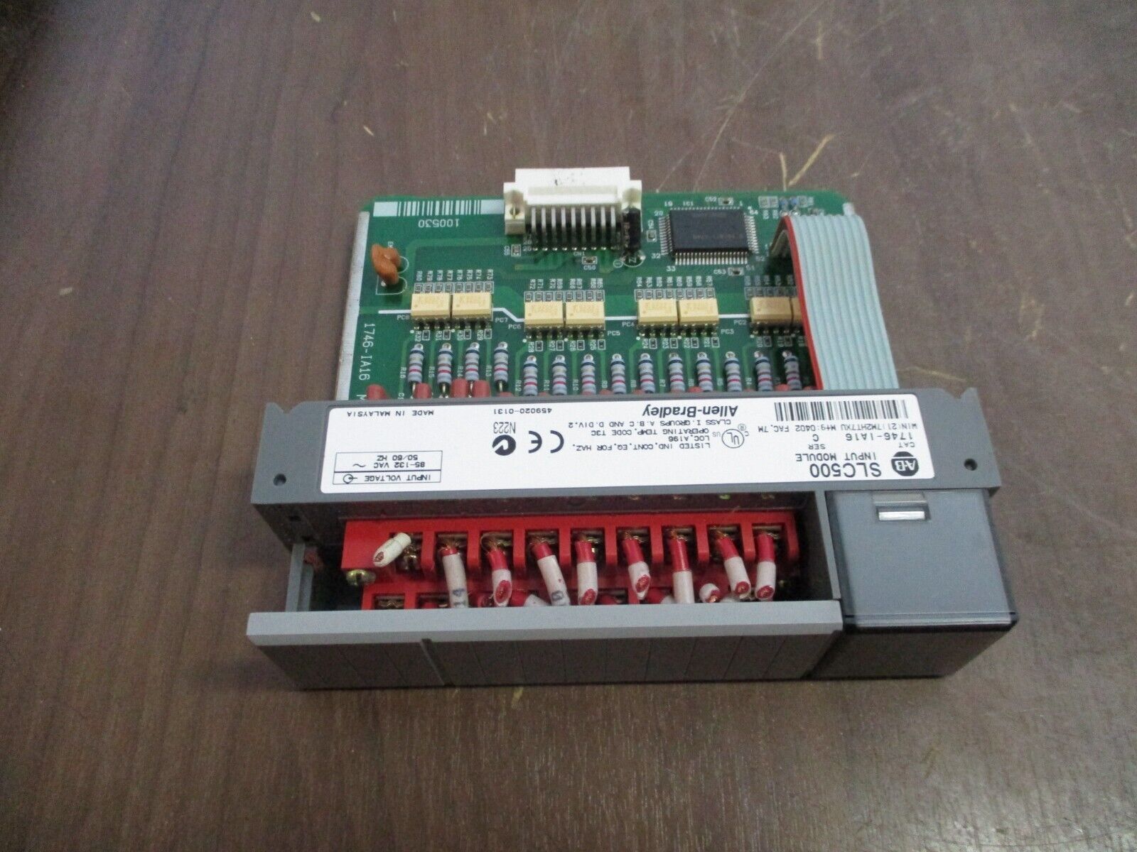 Allen-Bradley SLC500 Input Module 1746-IA16 85-132VAC 50/60Hz Ser. C Used