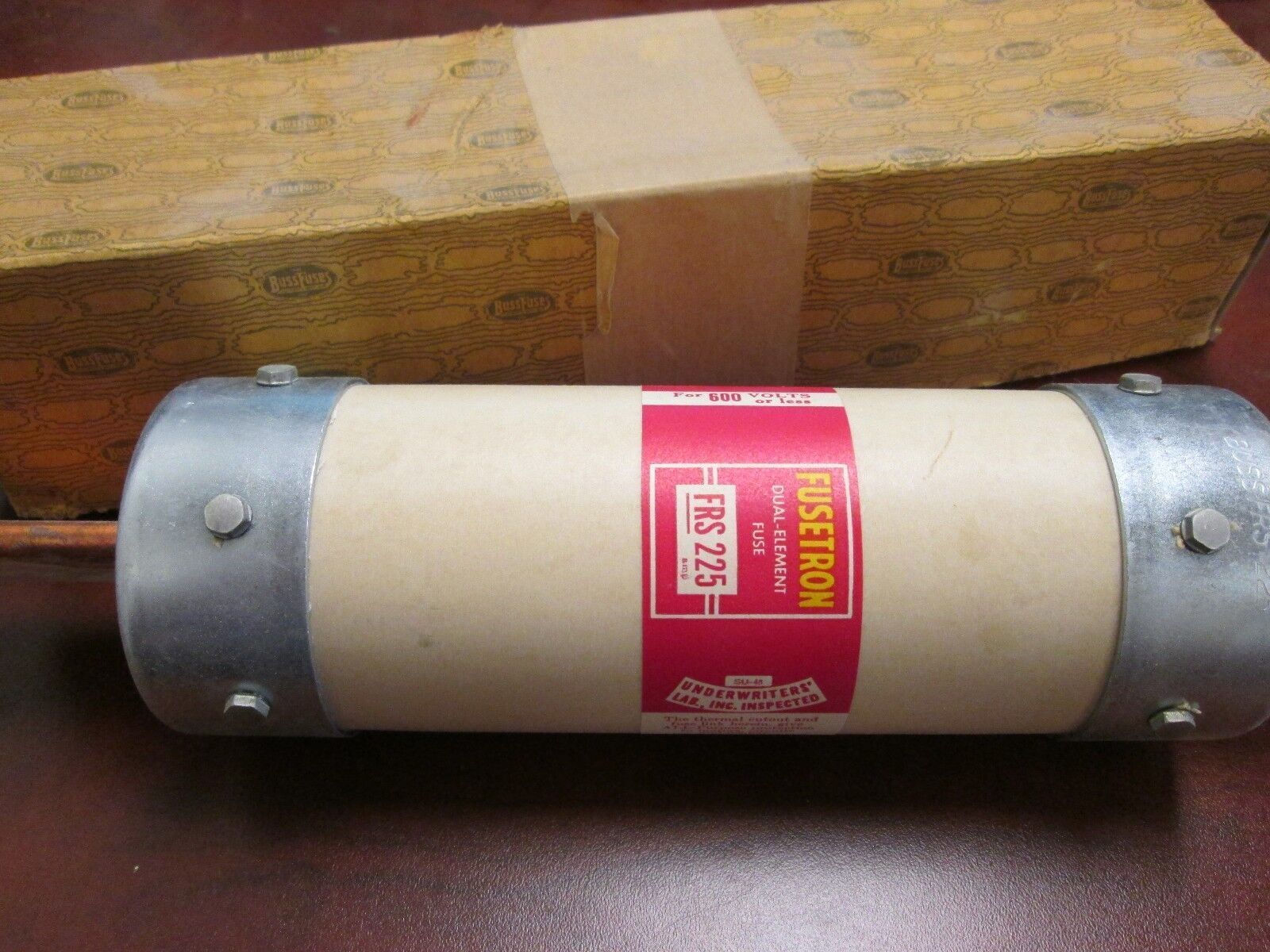 Bussmann Fusetron FRS-225 Fuse 225A 600V New Surplus