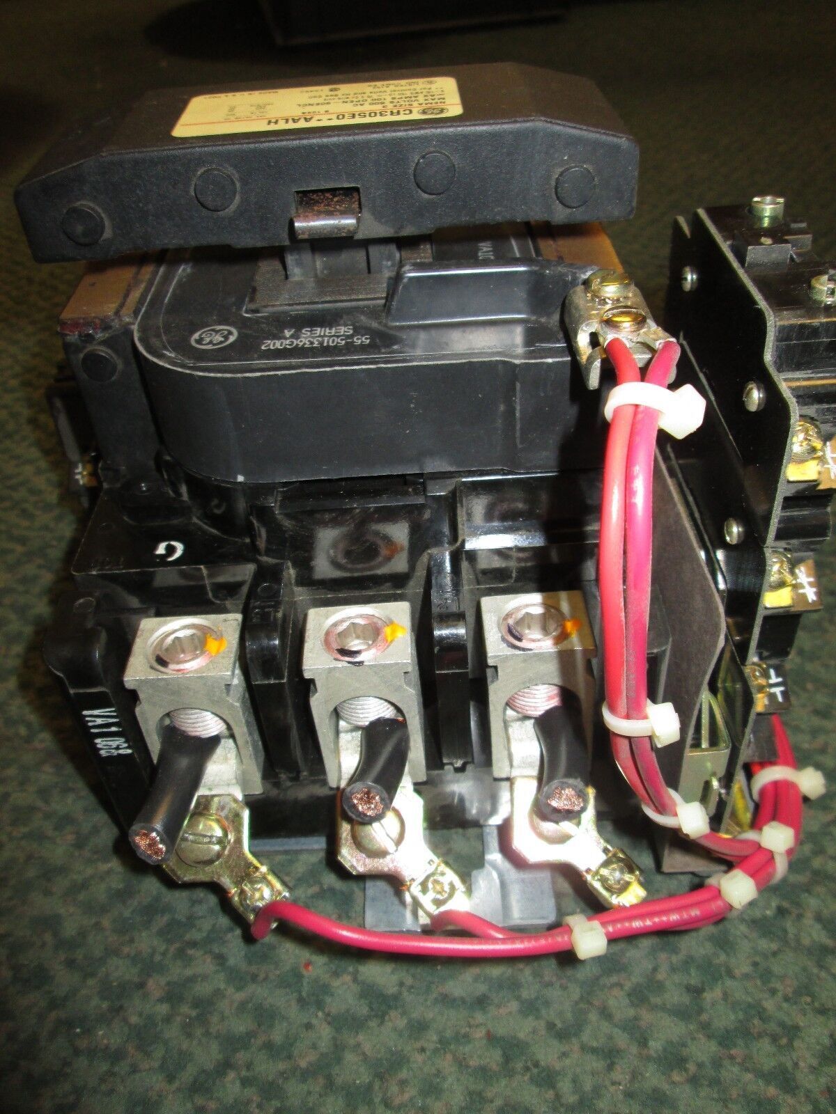 GE Contact CR305E0**AALH 115-120V Coil nema size 3 600V Used