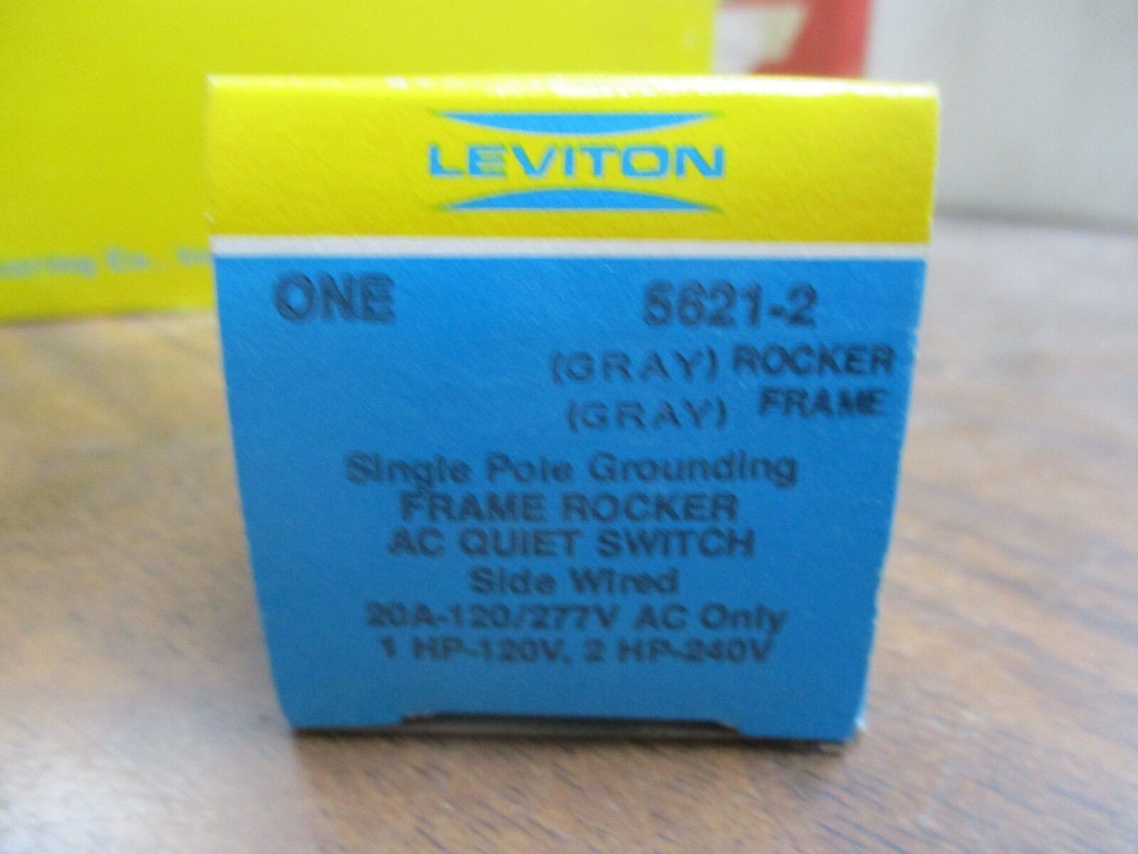 Leviton/Decora Rocker Switch 5621-2 20A 120/277V New Surplus