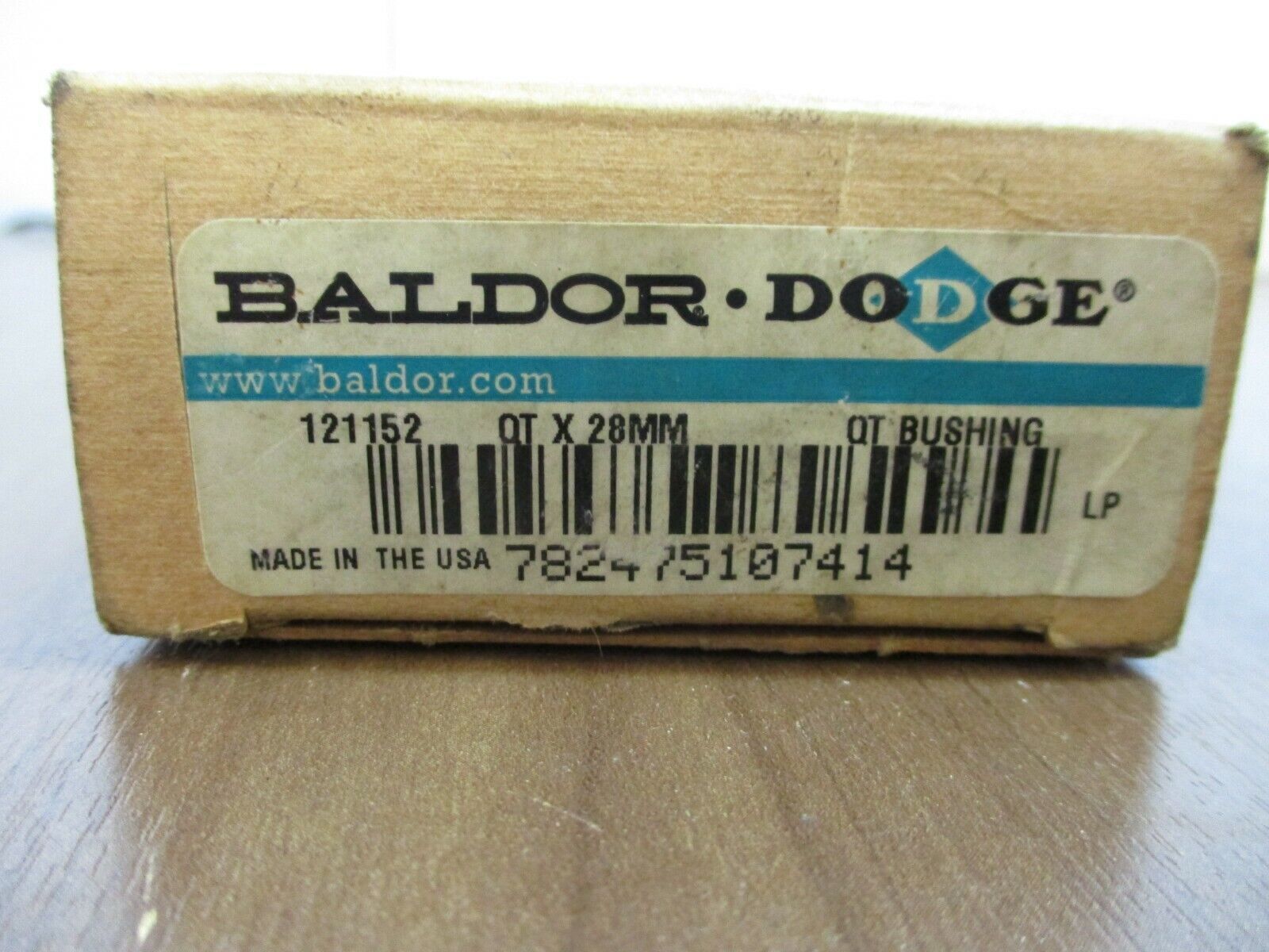 Baldor Dodge QT Brushing 121152QTX28MM New Surplus