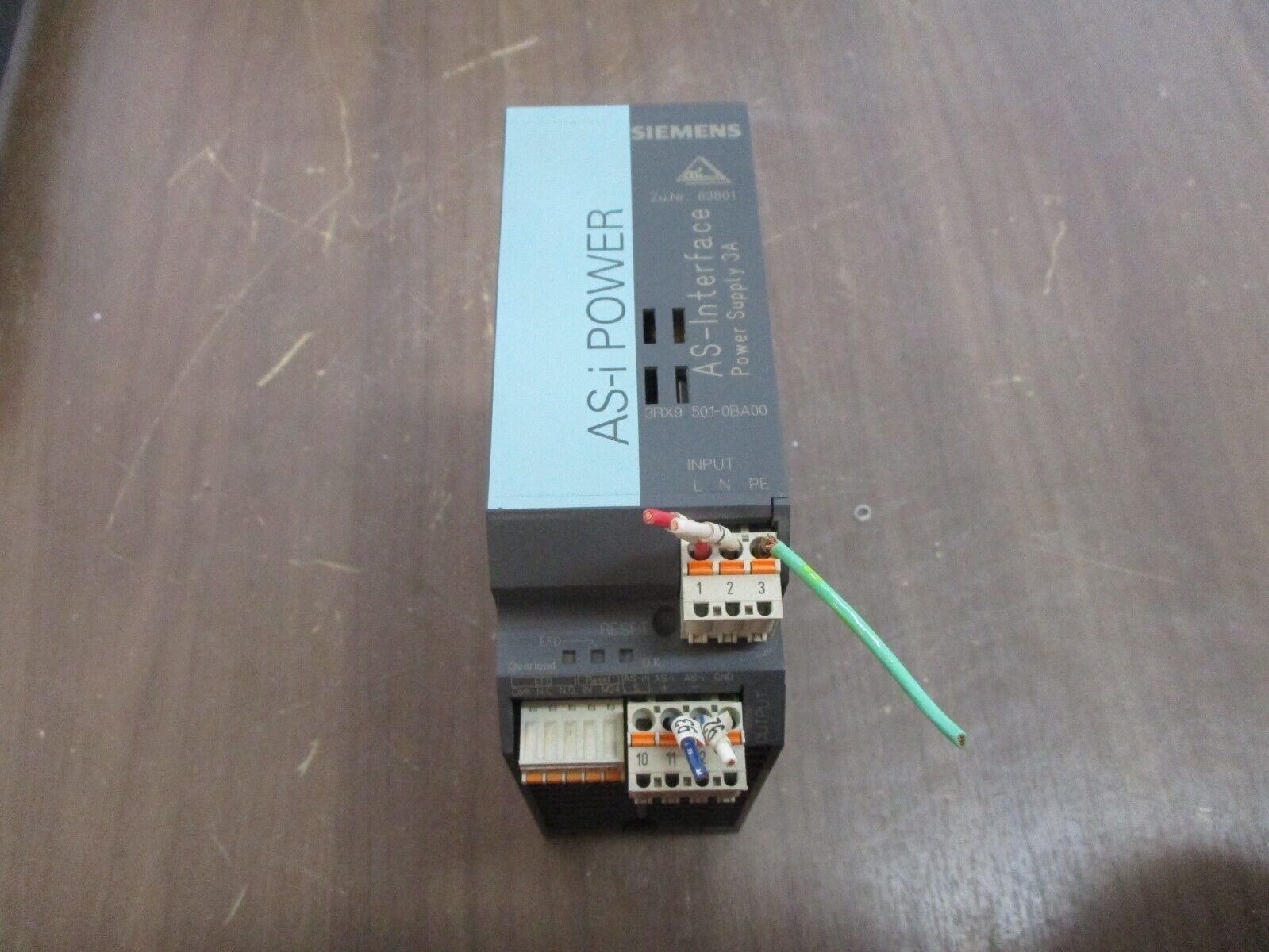 Siemens AS-Interface Power Supply 3RX9501-0BA00 Used