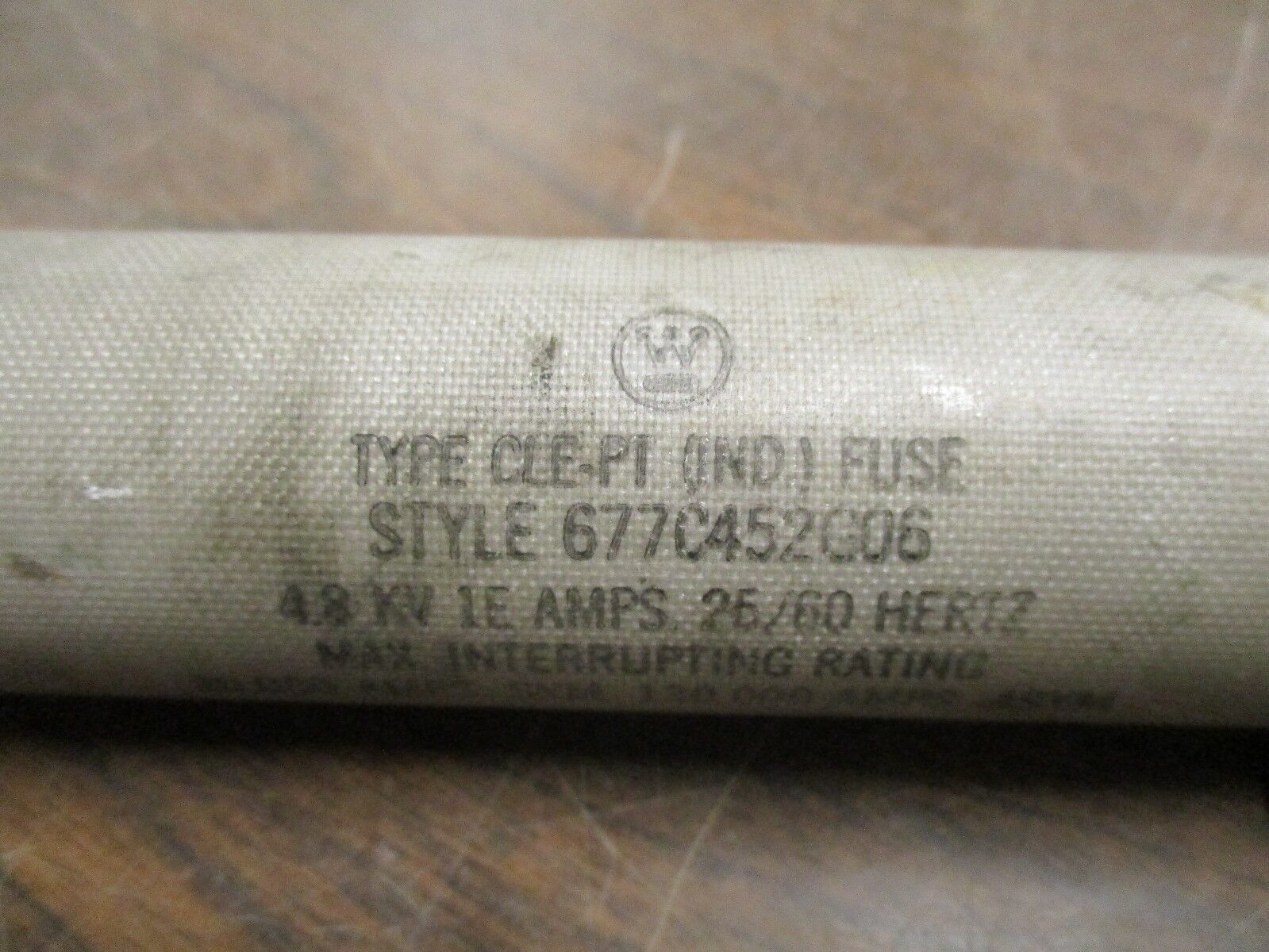 Westinghouse Fuse 677C452G06 1E 4.8kV 25/60Hz Used