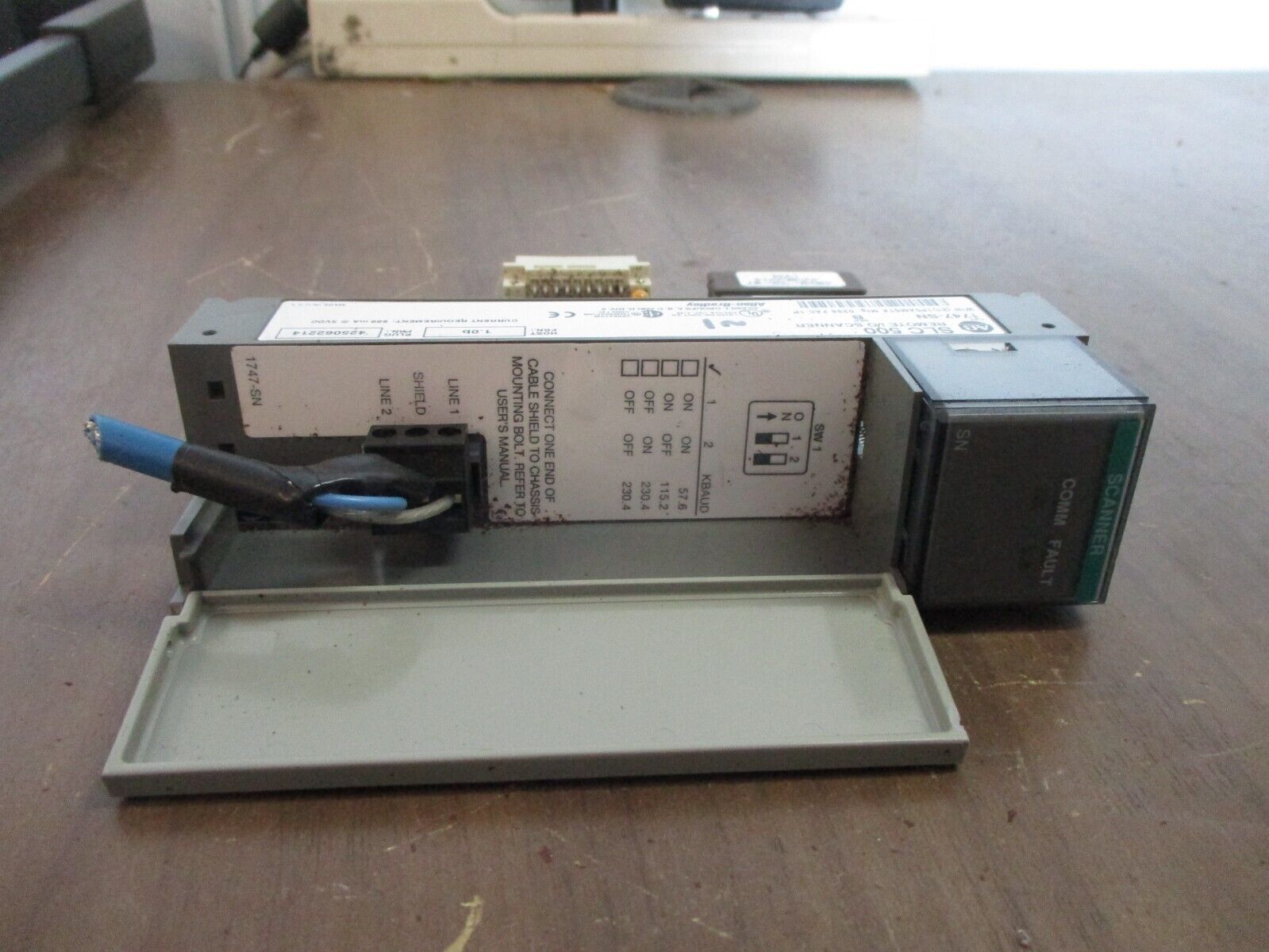 Allen-Bradley SLC500 Remote I/O Scanner 1747-SN Ser. B Host FRN: 1.0b Used