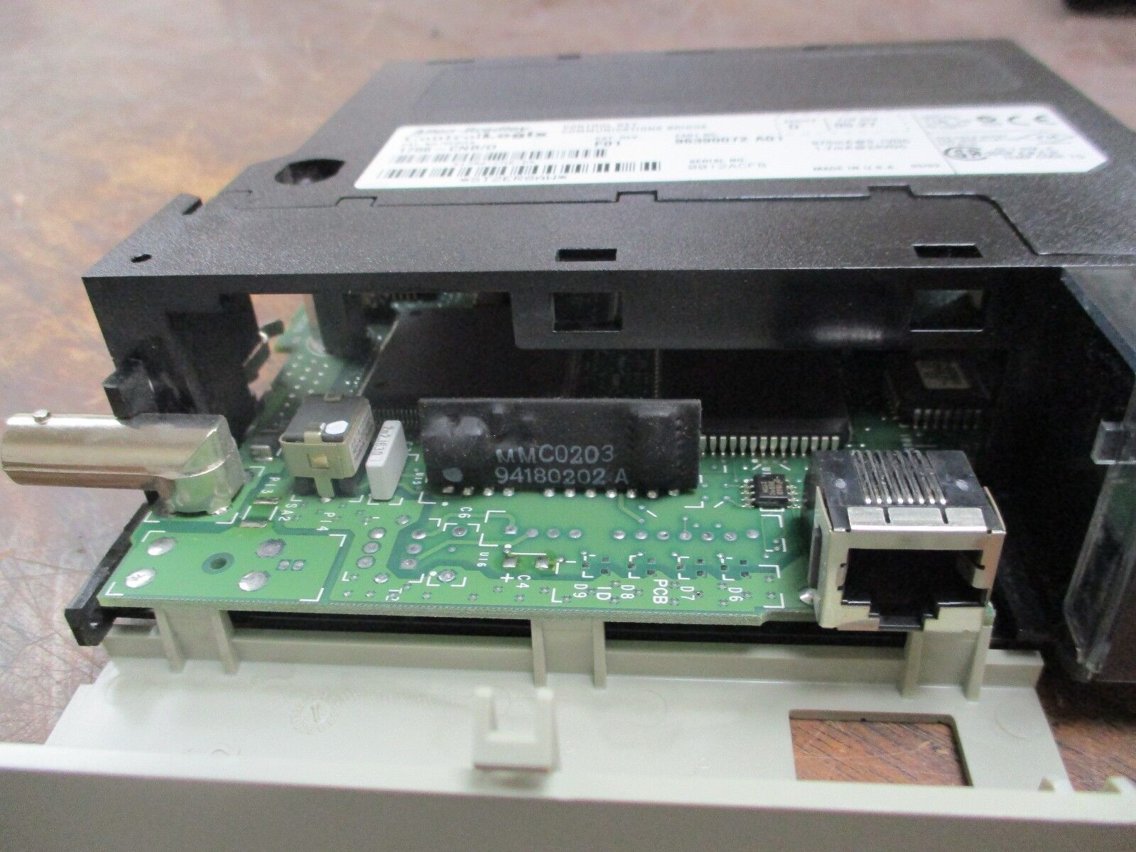 Allen-Bradley ControlLogix ControlNet Comm Bridge Module 1756-CNB/D Rev F01 Used