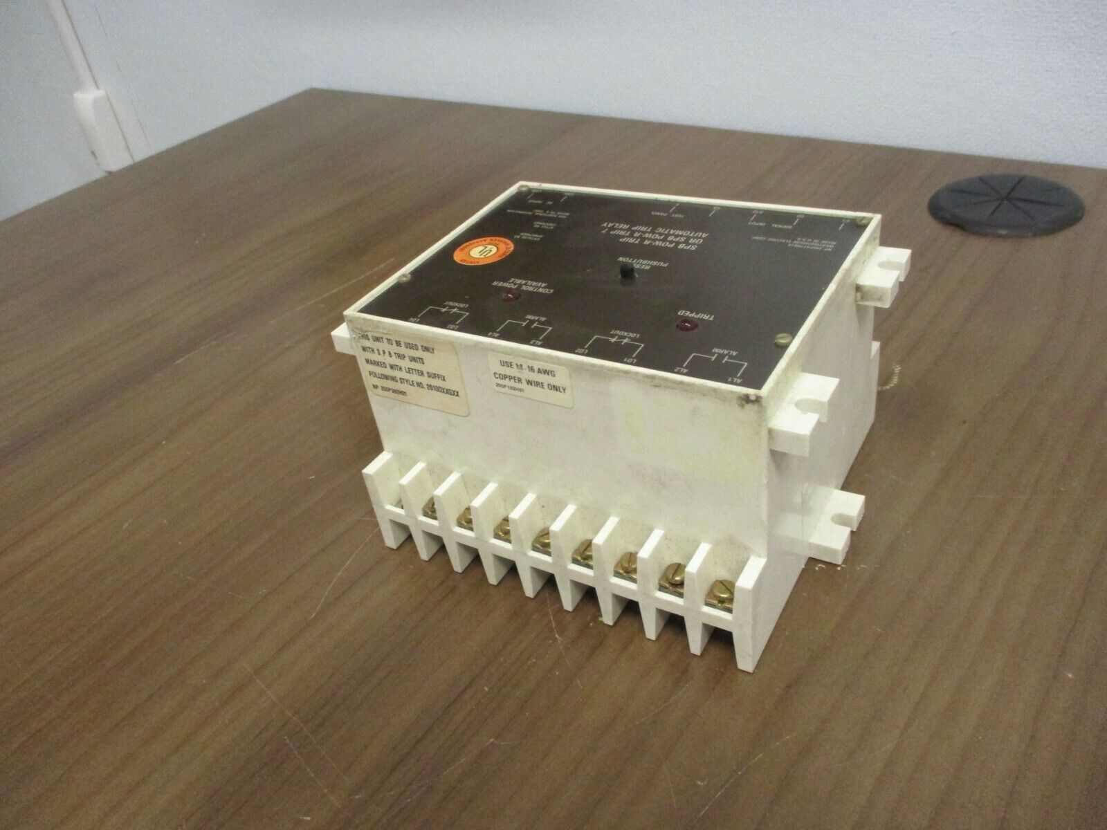 Westinghouse Automatic Trip Relay SPBATR02B Style: 1293C99G07 Used