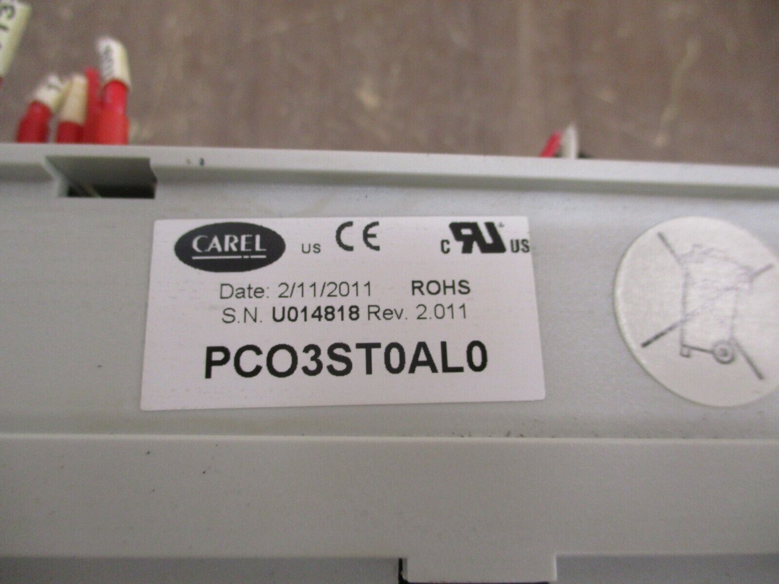 Carel Stulz E² Microprocessor Controller PCO3ST0AL0 Rev. 2.011 24V Used